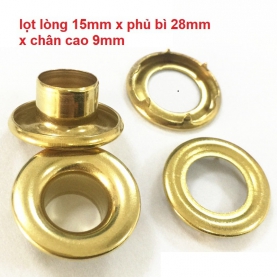 Khoen ore mắt cáo 15mm bạt lưới