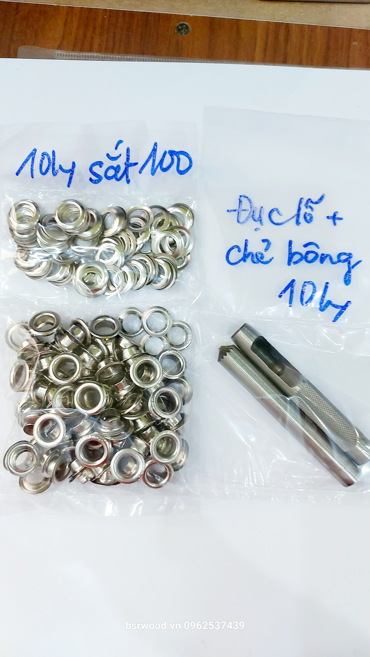 Bộ đóng khoen (tán chẻ bông)