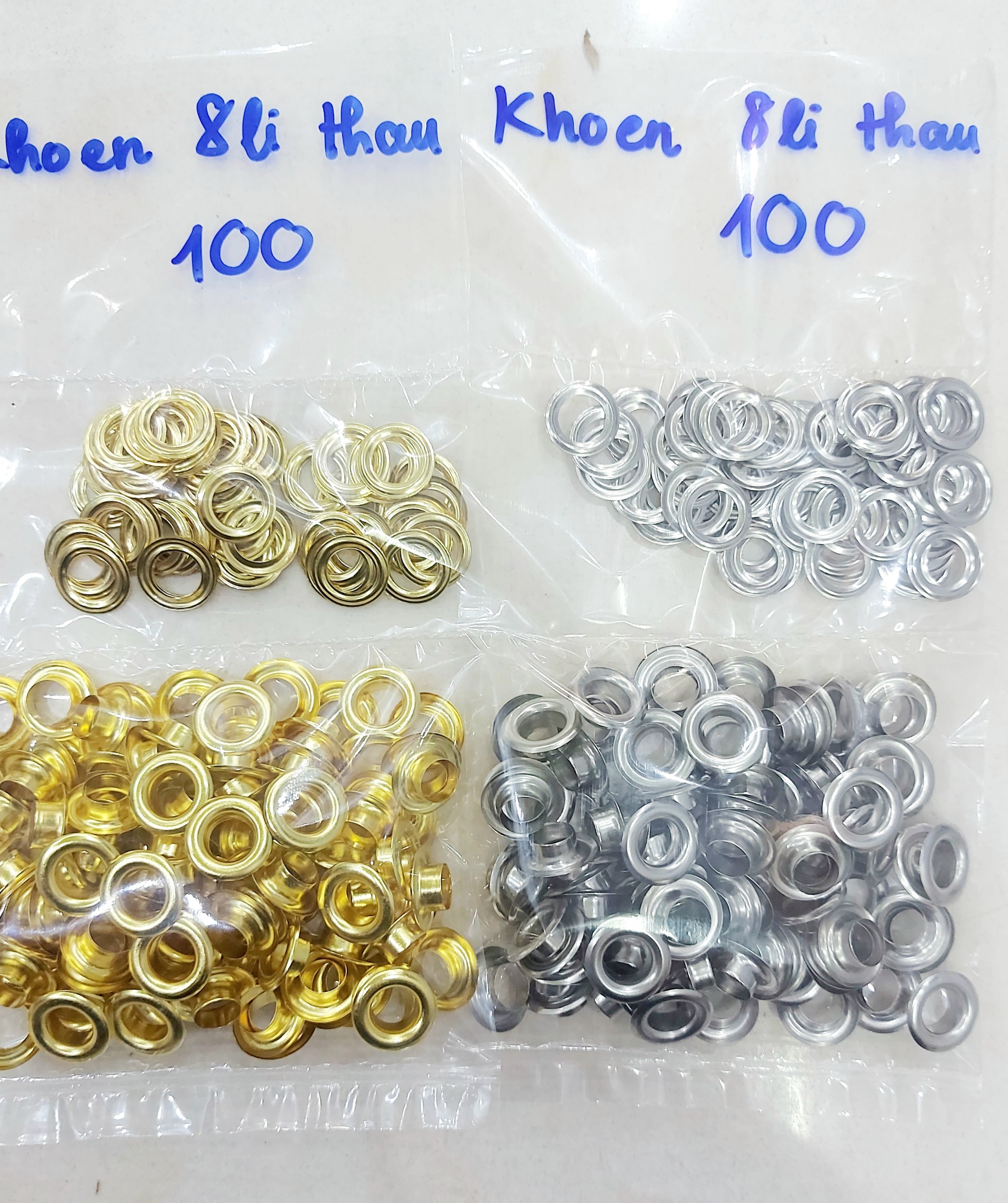 Khoen mắt cáo 8mm đồng thau không gỉ