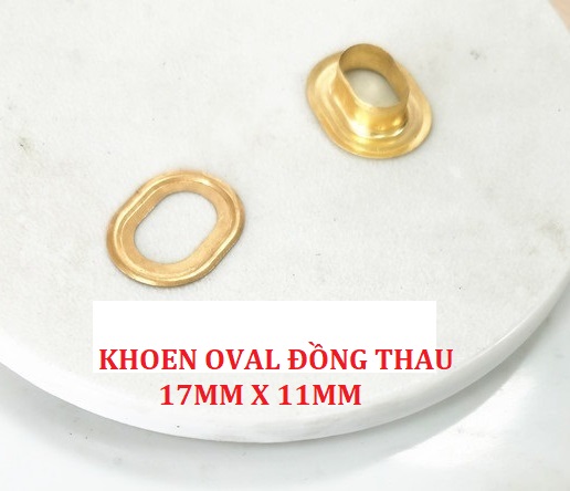 Khoen mắt cáo oval 17mm