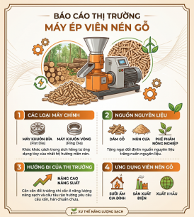So sánh các dòng máy ép viên nén gỗ tại Việt Nam năm 2026
