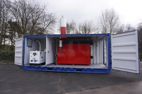 Lò đốt rác container